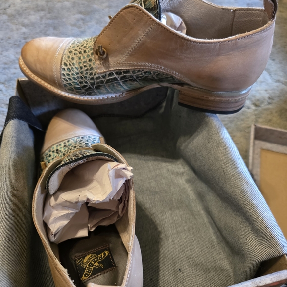 Freebird by Steven Turquoise Mabel Loafers - Picture 1 of 7